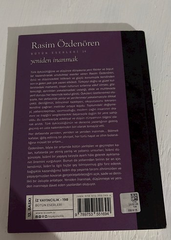  Beden Yeniden İnanmak - Rasim Özdenören