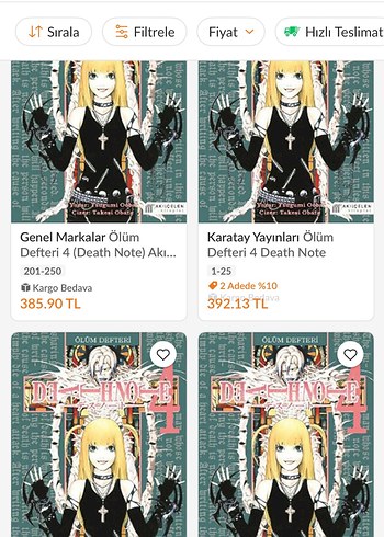 Ölüm Defteri 4 - Death Note Çizgi Roman