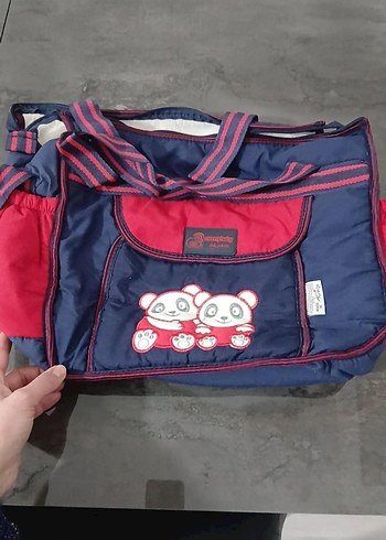 5'li Bebek Taşıma Seti Gri Desenli - Görsel 4