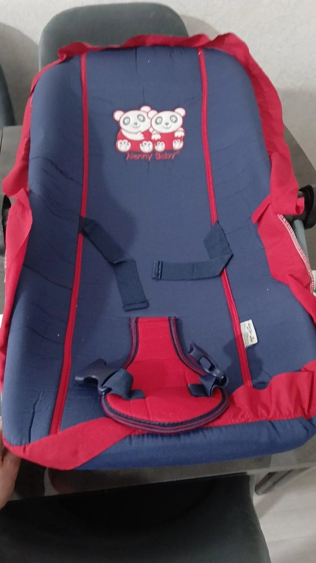 5'li Bebek Taşıma Seti Gri Desenli - Görsel 2