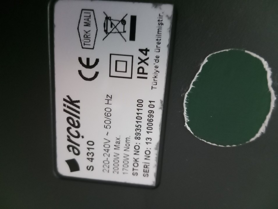 Arçelik S4310 sulu süpürge - Görsel 5