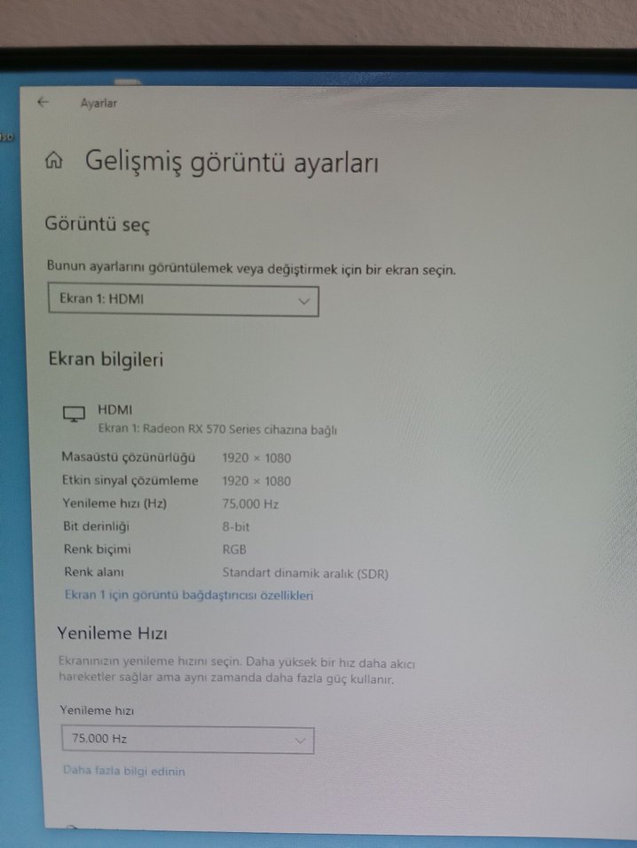 Turbox 75 hz monitör - Görsel 5