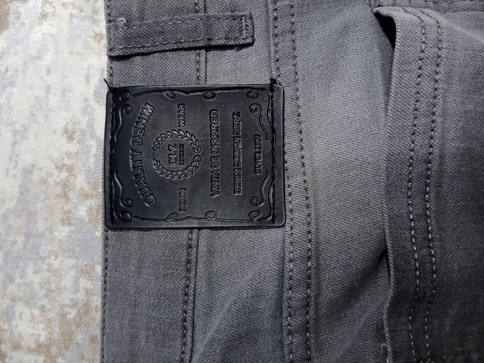 Gri DENIM Pantolon - Görsel 3