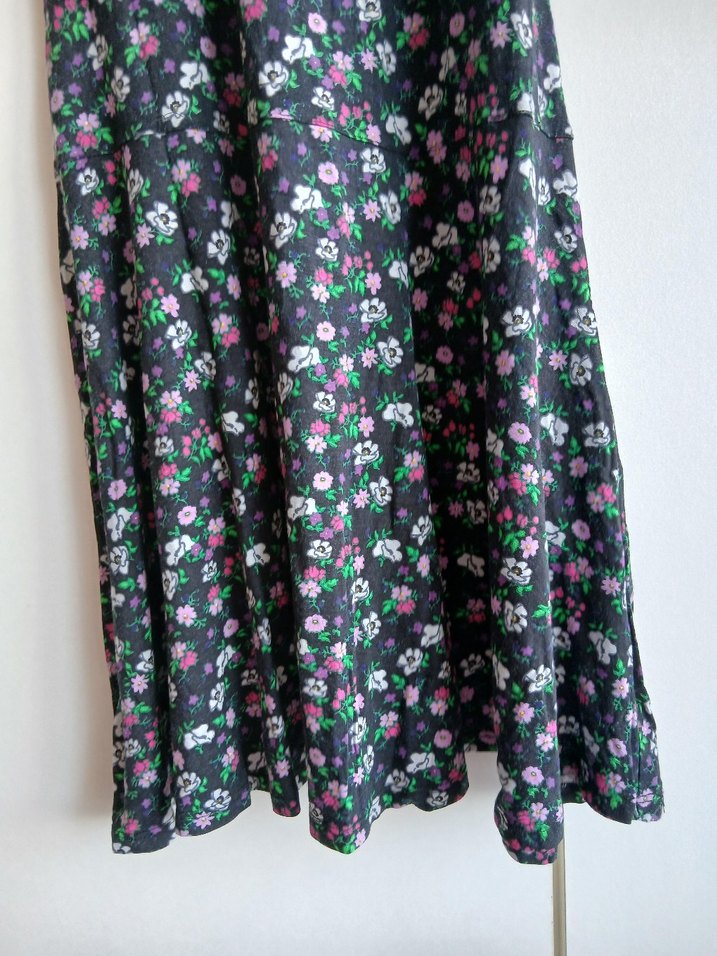 Çiçekli Bohem Midi Elbise - Görsel 3