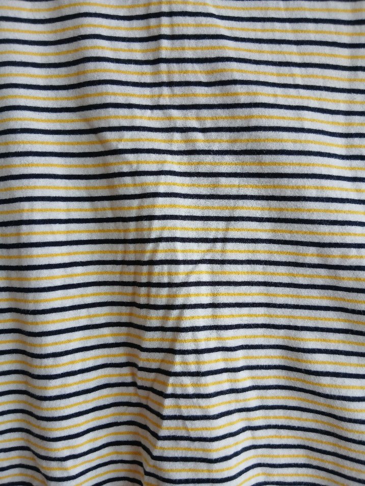 Çizgili Kısa Kollu Tişört - Görsel 3