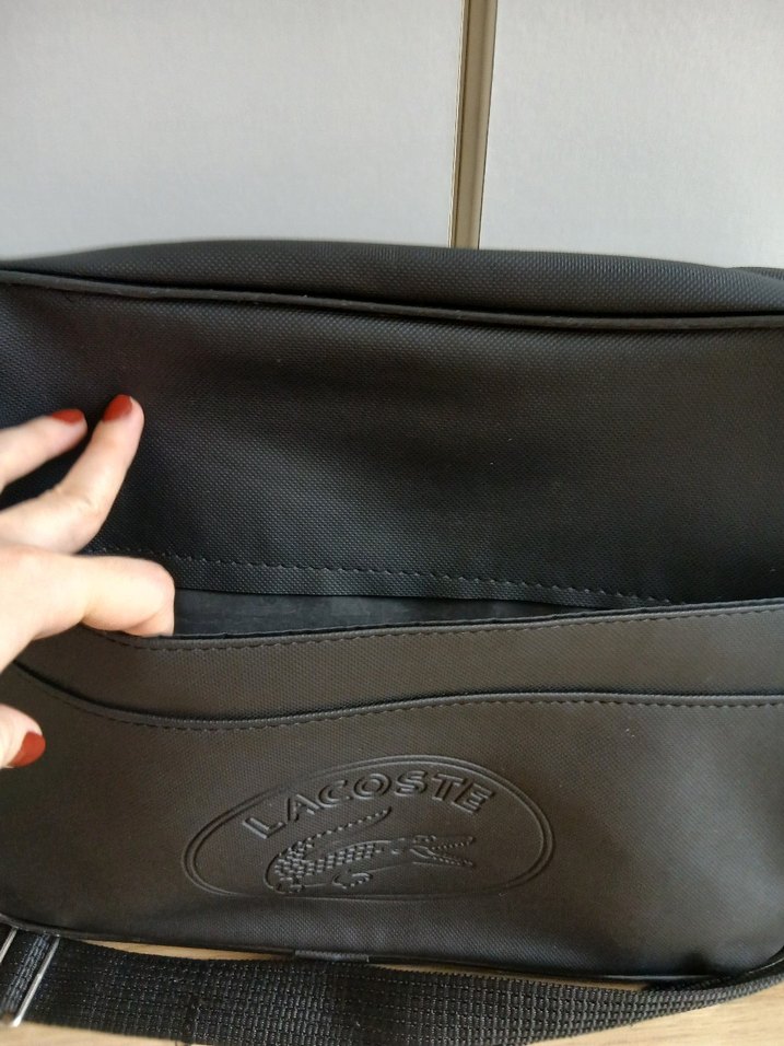 Lacoste Siyah Erkek Omuz Çantası - Görsel 3