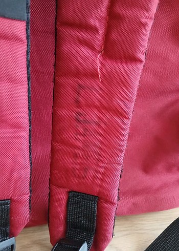 Fermuarlı bordo Kadın Sırt Çantası - Görsel 5