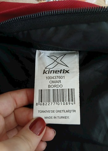 Fermuarlı bordo Kadın Sırt Çantası - Görsel 7