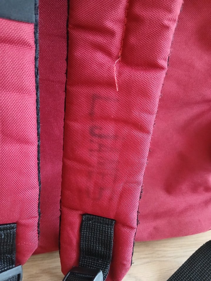 Fermuarlı bordo Kadın Sırt Çantası - Görsel 5