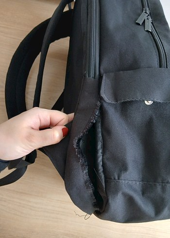 Benetton Siyah Kadın Sırt Çantası - Görsel 6