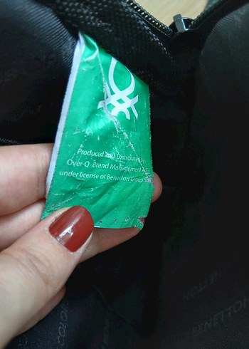 Benetton Siyah Kadın Sırt Çantası - Görsel 5