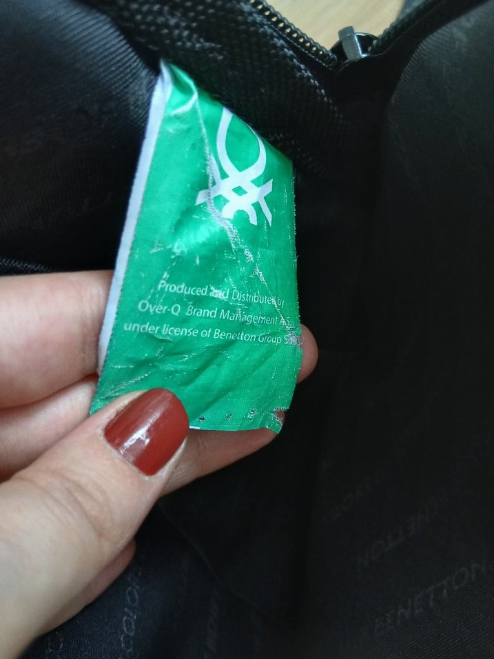 Benetton Siyah Kadın Sırt Çantası - Görsel 5