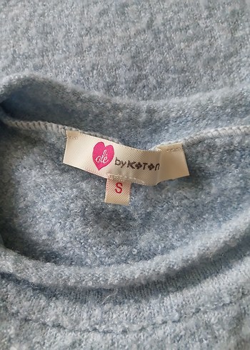 Mavi Baskılı Kadın Kazak - Görsel 5