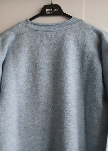 Mavi Baskılı Kadın Kazak - Görsel 4