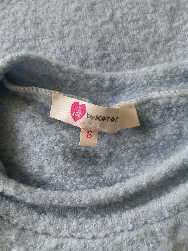 Mavi Baskılı Kadın Kazak - Görsel 5