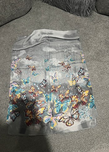 Bohem Çok Renkli Şeffaf Kadın Fular - Görsel 3