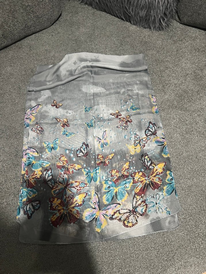 Bohem Çok Renkli Şeffaf Kadın Fular - Görsel 3