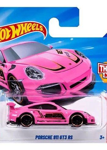 Pembe Hot Wheels Porsche 911 GT3 RS Oyuncak Araba
