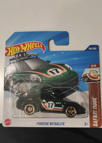 Yeşil Porsche 911 Rallye Oyuncak Araba