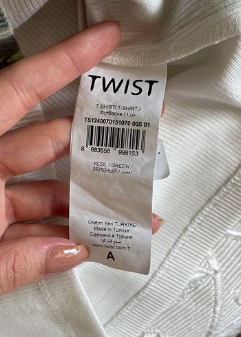 s Beden Sıfır Kollu Twist Kadın Uzun Üst