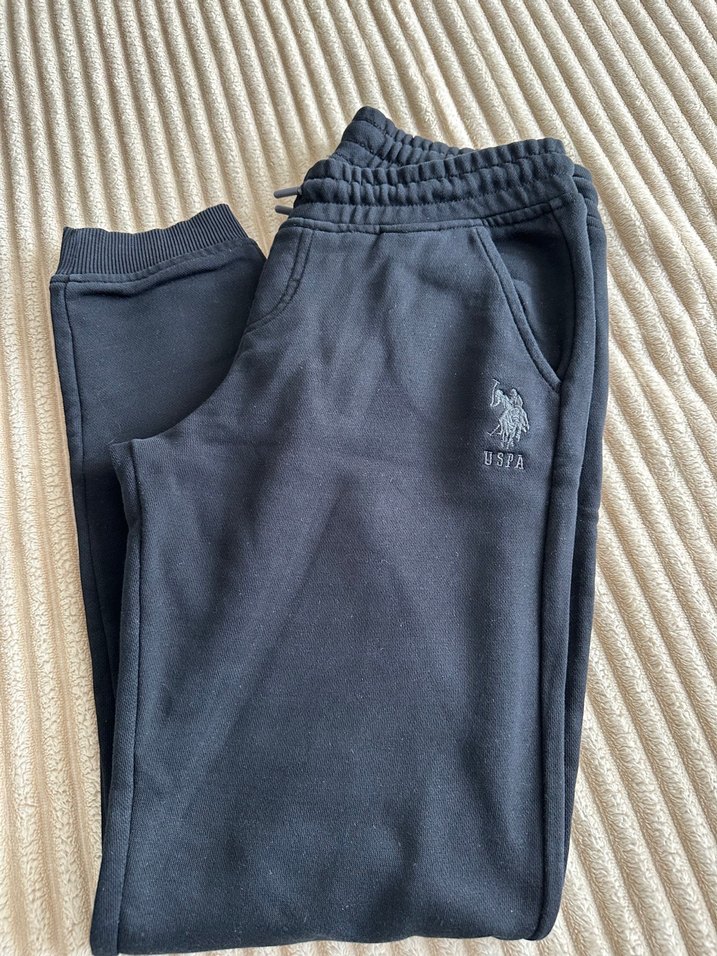 USPA Gri Erkek Çocuk Rahat Kesim Eşofman Altı - Görsel 4