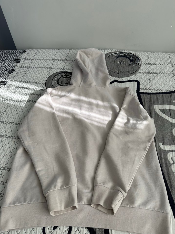 Gri Kapüşonlu erkek çocuk Sweatshirt - Görsel 3