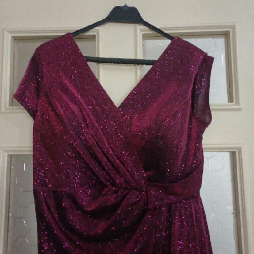 spazio bordo drapeli elbise - Görsel 3