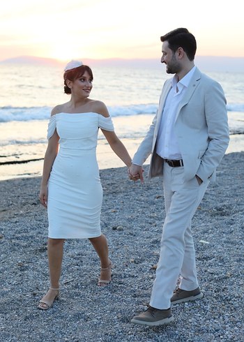 SPAZIO pilise detaylı nikah elbisesi - Görsel 2