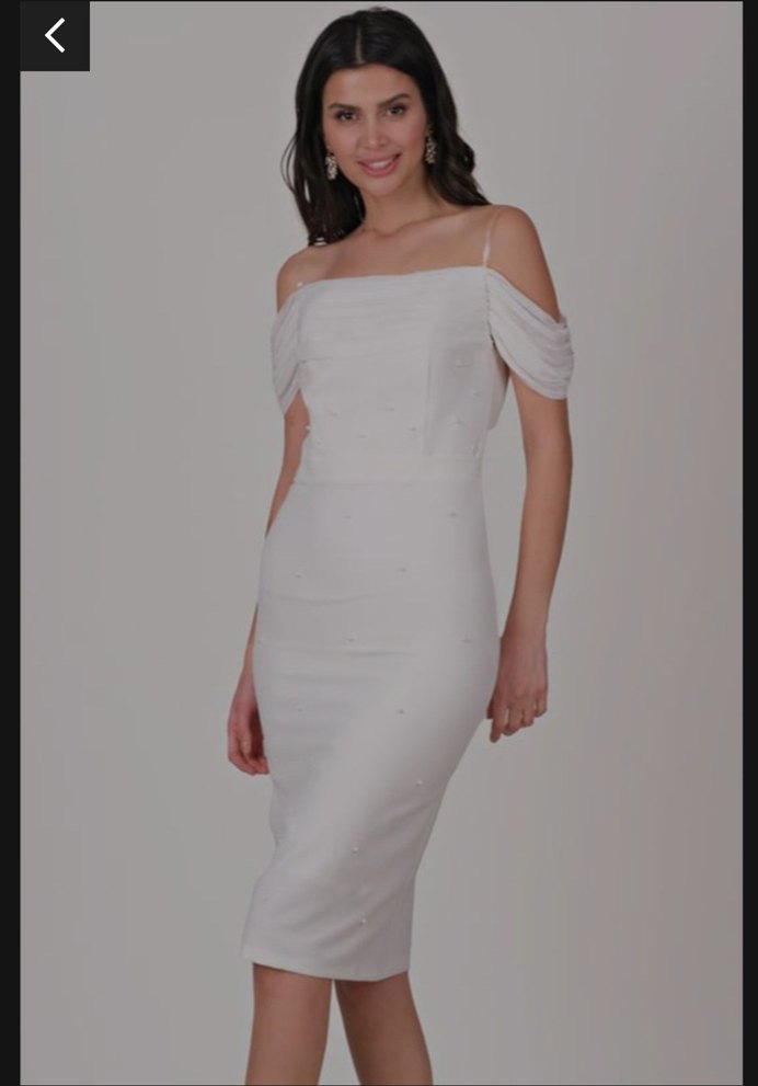 SPAZIO pilise detaylı nikah elbisesi - Görsel 3