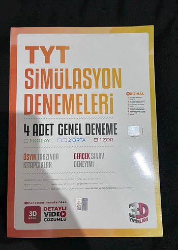 TYT Simülasyon Denemeleri 4 Genel Deneme Kitabı