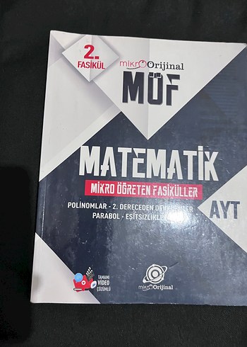 Beden Renk Mikro Orijinal Matematik AYT Fasikülleri 1-5