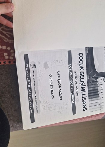 Auzef Çocuk Gelişimi Lisans Soru Bankası Seti