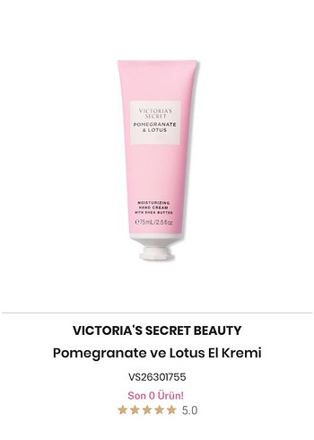 Victoria's Secret Nar ve Lotus El Kremi 75 ml