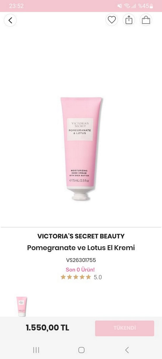 Victoria's Secret Nar ve Lotus El Kremi 75 ml - Görsel 2