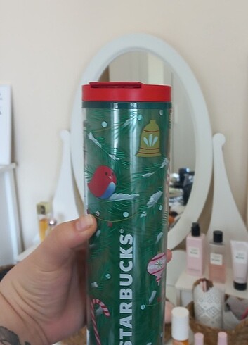 Starbucks plastik termos - Görsel 6