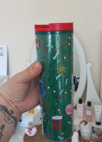 Starbucks plastik termos - Görsel 7