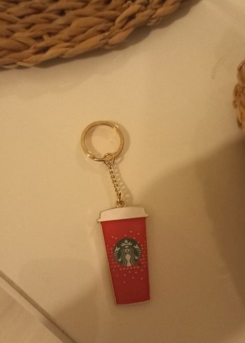 Starbucks Kırmızı Sıcak İçecek Anahtarlık - Görsel 3