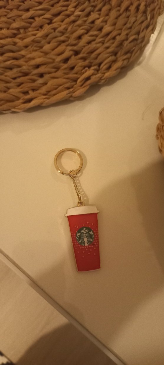 Starbucks Kırmızı Sıcak İçecek Anahtarlık - Görsel 3