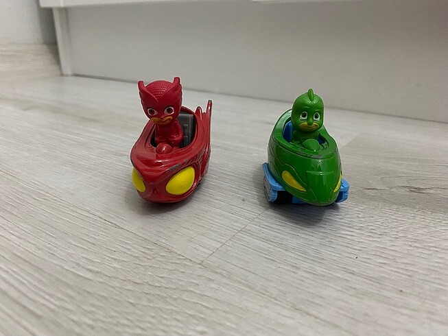Beden Pijamaskeliler baykuş kız ve kertenkele çocuk metal mini arabalı