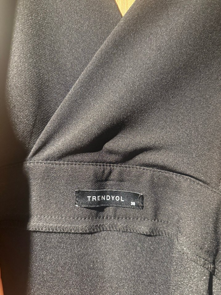 Kadın Siyah Midi Kemerli Askılı sJike - Görsel 5