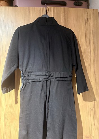 Siyah Kemerli Mini Elbise - Görsel 4