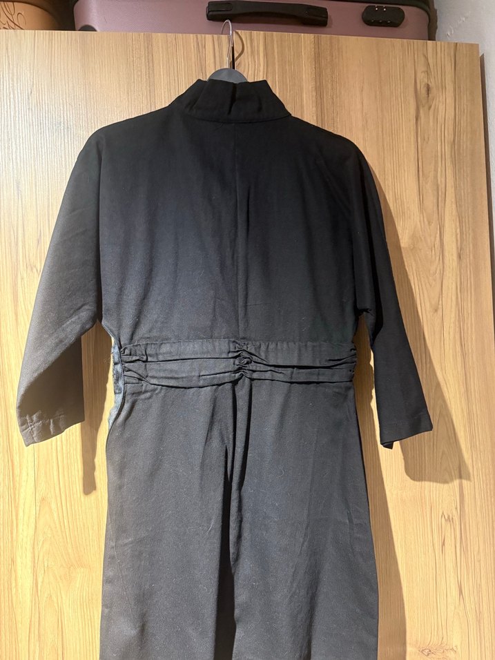 Siyah Kemerli Mini Elbise - Görsel 4