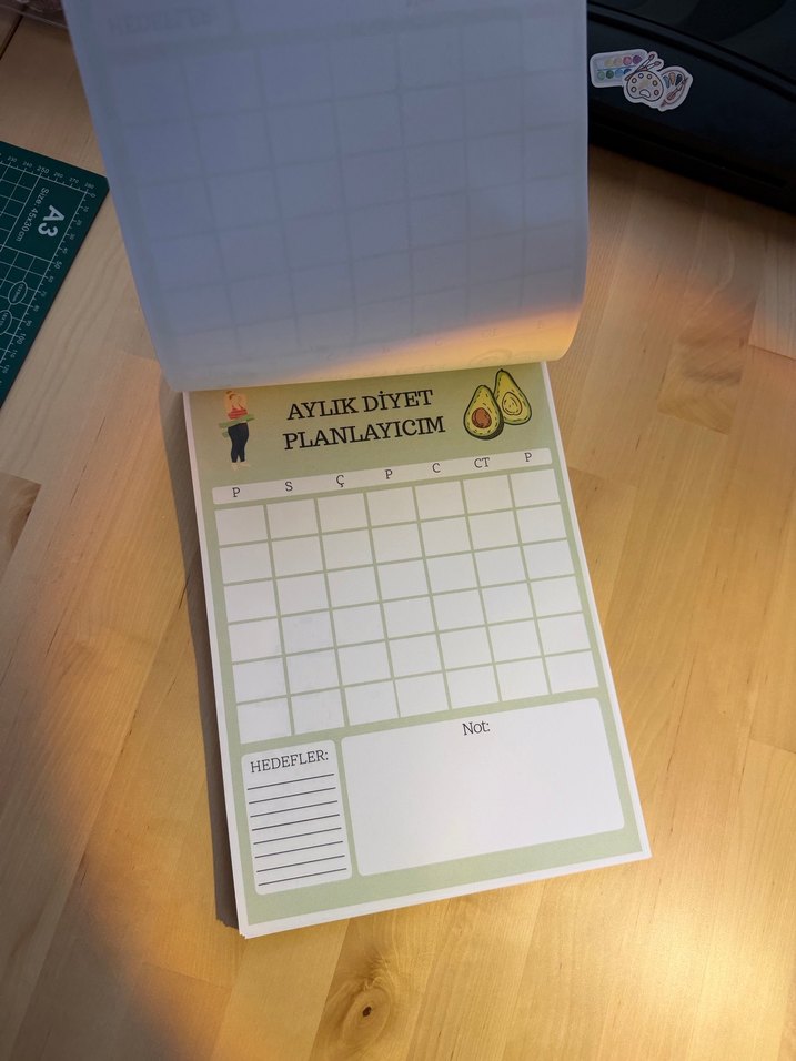 Aylık Plan ve Hedefler Diyet Defteri - Görsel 4