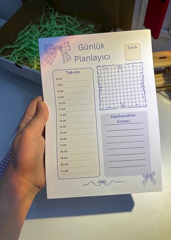 Mor Pastel Günlük Planlayıcı Defter ve kalemlik - Görsel 6