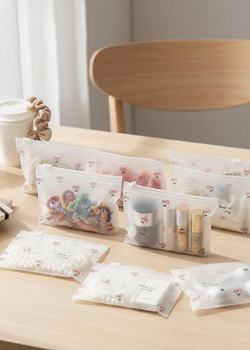 3 adet Kiraz desenli mini fermuarlı cüzdan - Görsel 5