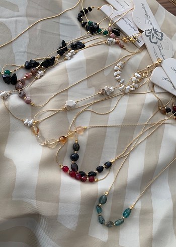 Doğal taş kolye bileklik - Görsel 5