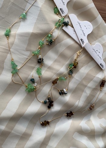 Doğal taş kolye bileklik - Görsel 6