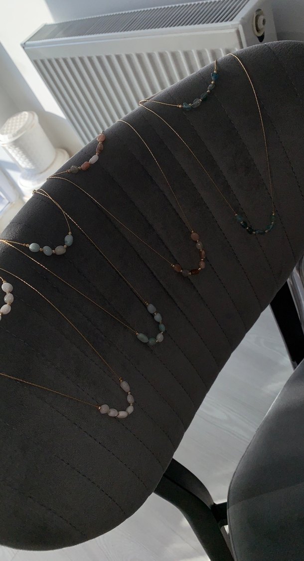 Renkli Boncuklu Uzun Bohem Kolye - Görsel 5