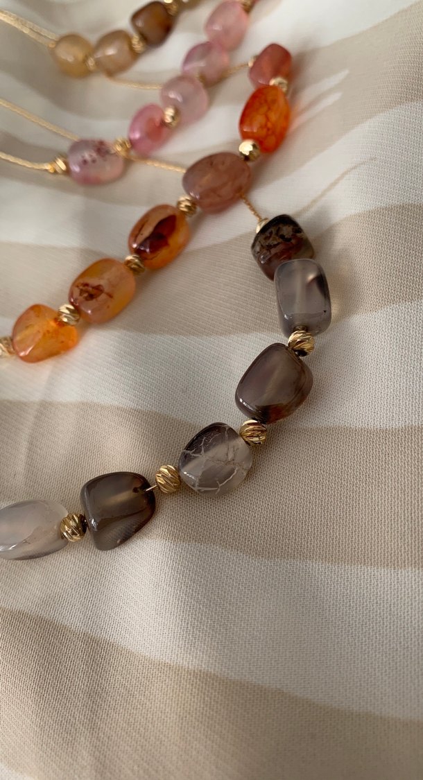 Renkli Boncuklu Uzun Bohem Kolye - Görsel 3