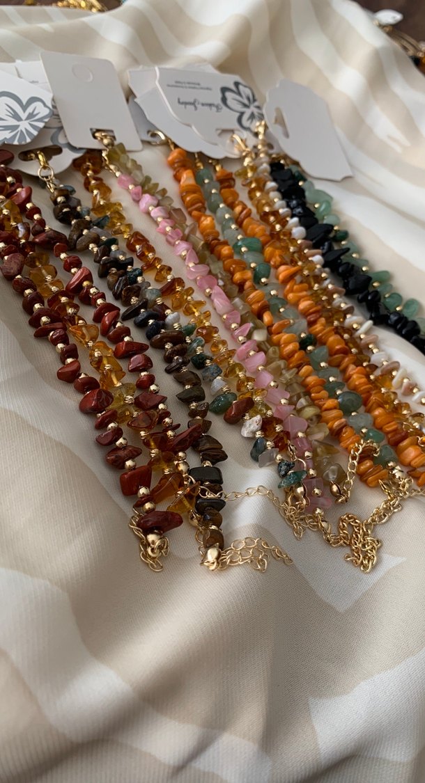 Kırık doğal taş bilekli - Görsel 3